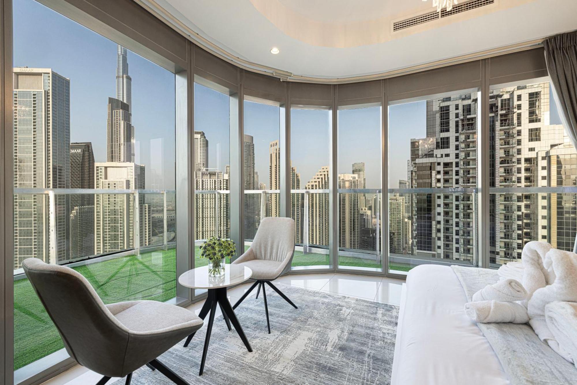 Highest Infinity Pool In Downtown Dubai Apartment Luaran gambar