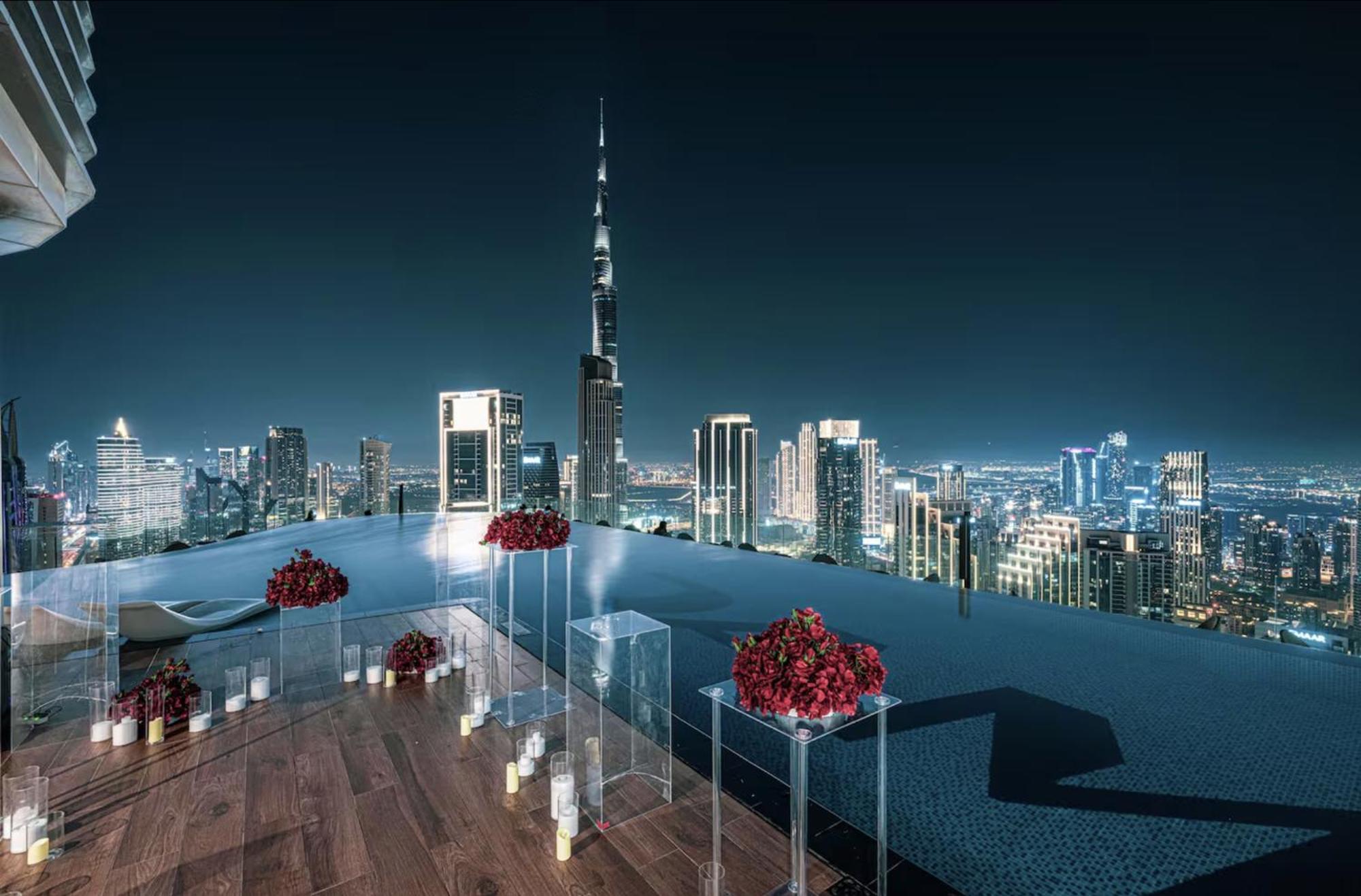 Highest Infinity Pool In Downtown Dubai Apartment Luaran gambar