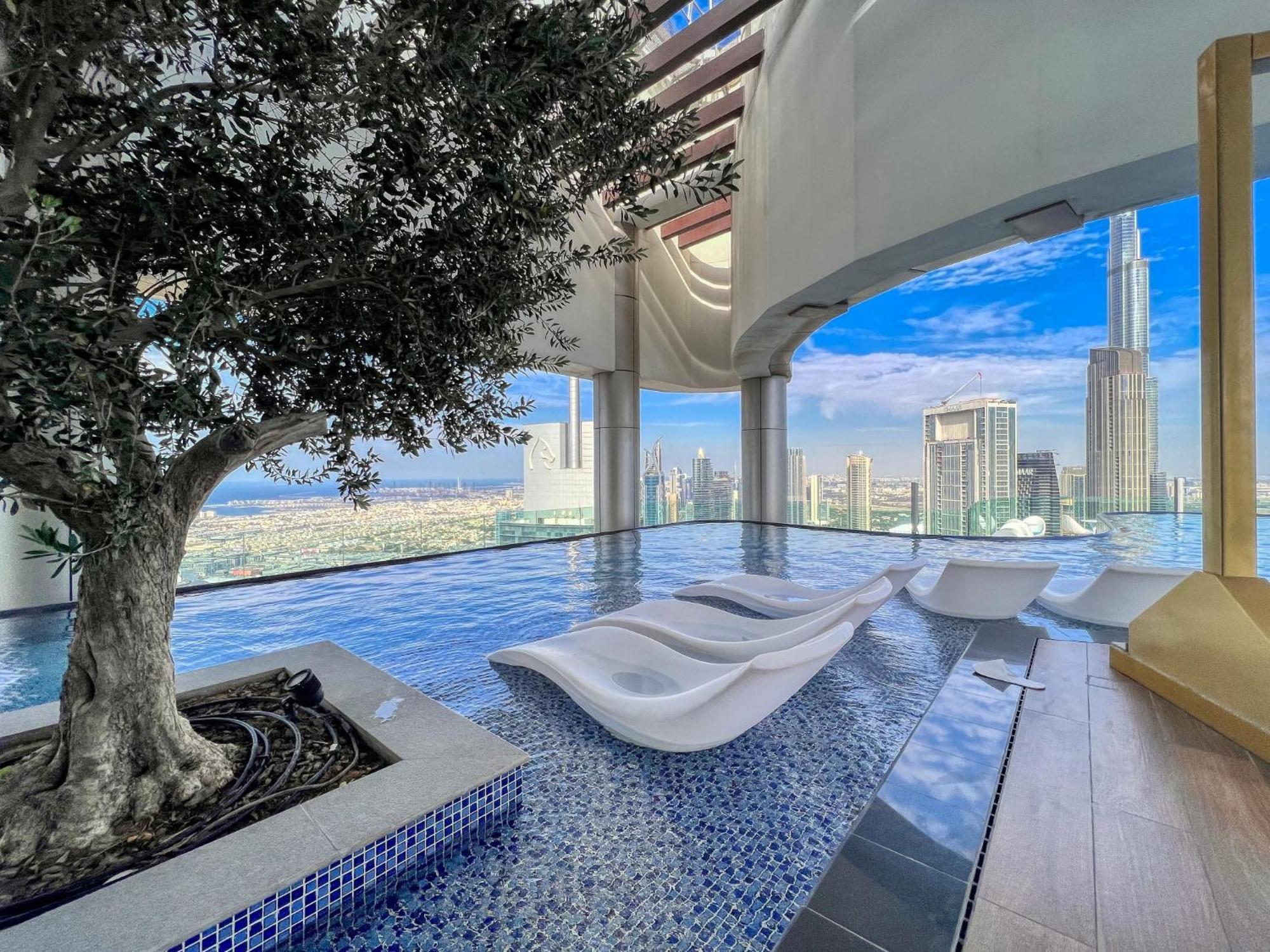 Highest Infinity Pool In Downtown Dubai Apartment Luaran gambar