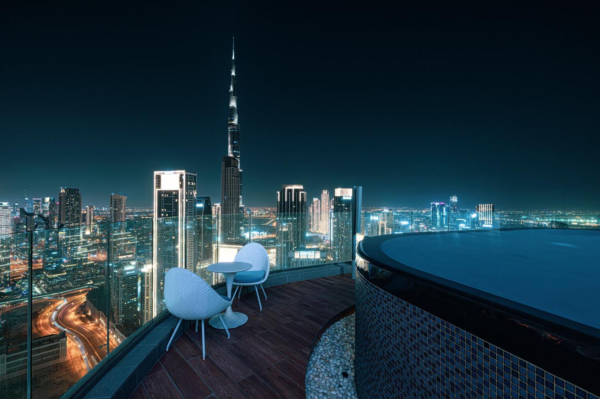 Highest Infinity Pool In Downtown Dubai Apartment Luaran gambar